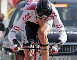 Frank Schleck w�hrend der 6. Etappe der Baskenland-rundfahrt 2008